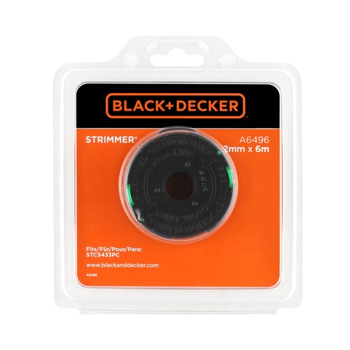 Black and Decker - Bobina con hilo de 10m de largo y 2mm de dimetro para tecnologa POWERCOMMAND - A6496