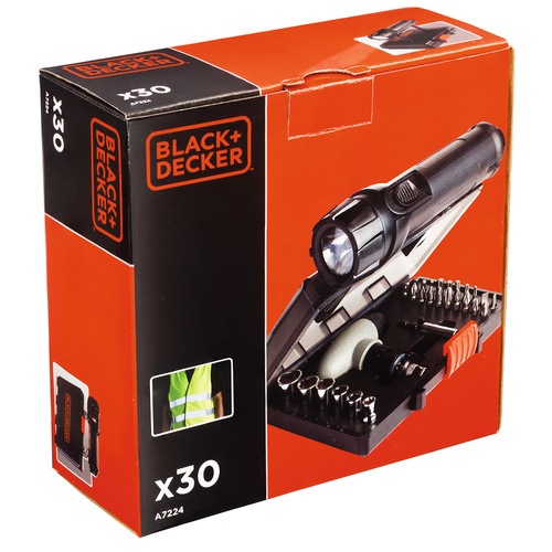 Black and Decker - Juego de Linterna  conjunto para atornillar  Chaleco - A7224