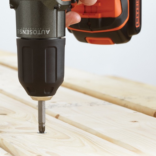 Black and Decker - ES 18V Drill Driver 400mA Charger with Autoselect  Autosense Technology - ASD184K