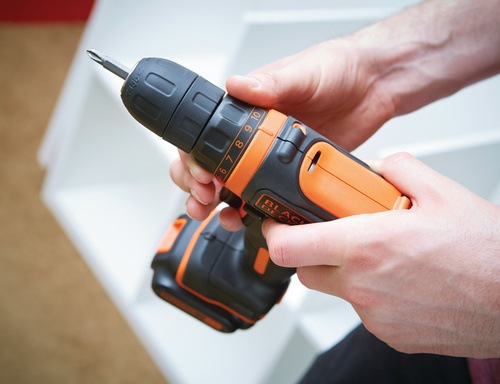 Taladro atornillador ultra compacto 10.8V Litio - BDCDD12BLACK+DECKER