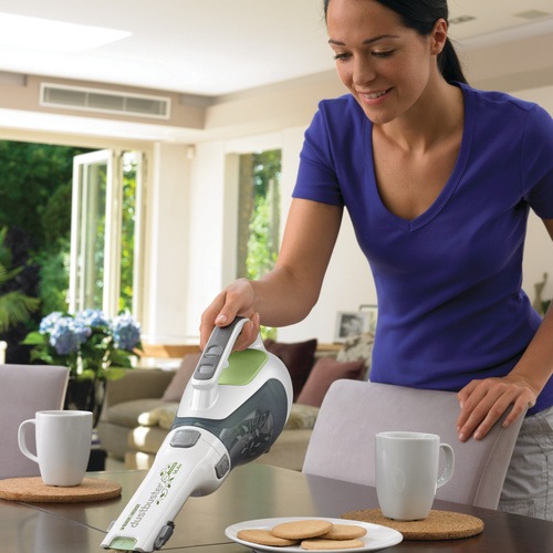 Black and Decker - ES 144V Lithium Ion Dustbuster with Cyclonic Action - DV1410ECL