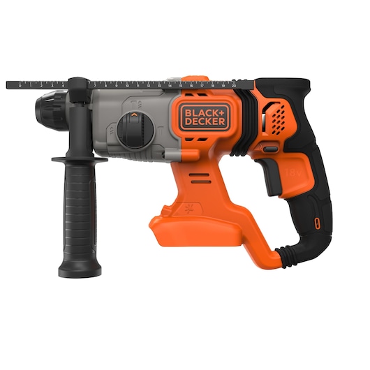 Martillo SDS-Plus 18V 3 modos 1,2J, velocidad 0 - 1.880 rpm, impactos 0 - 6.650 ipm. Sin carg/bat