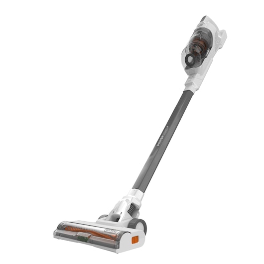 Aspirador de escoba 2en1 18V 1,5Ah Litio. 2 velocidades, autonomía de 33miny depósito de 500ml