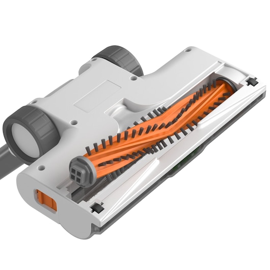 Aspirador de escoba 2en1 18V 1,5Ah Litio. 2 velocidades, autonomía de 33miny depósito de 500ml