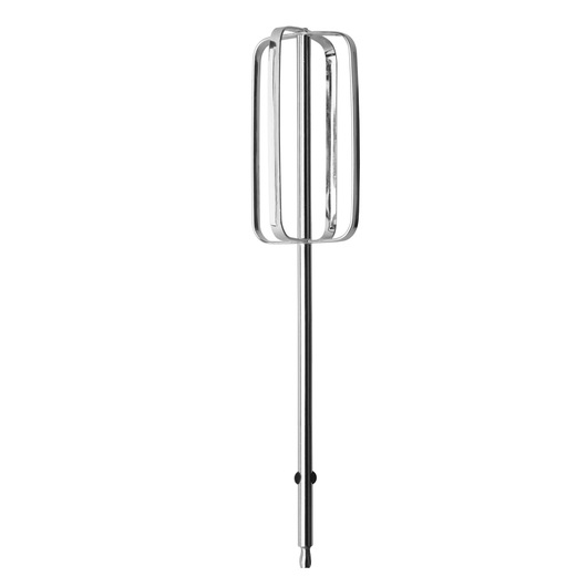 BLACKDECKER BXMX500E metal beater attachment, silver, photographed upright on white background.
