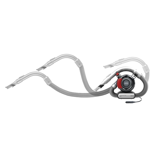 BLACKDECKER PD1200AV compact car vacuum with flexible hose, front angle, SKU PD1200AV.